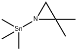 Aziridine, 2,2-dimethyl-1-(trimethylstannyl)- Structure