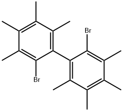 1,1'-Biphenyl, 2,2'-dibromo-3,3',4,4',5,5',6,6'-octamethyl- Structure