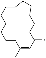 2-Cyclopentadecen-1-one, 3-methyl-, (2Z)- Structure