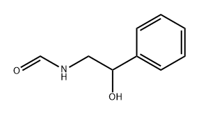 Formamide, N-(2-hydroxy-2-phenylethyl)- Structure