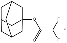 Acetic acid, 2,2,2-trifluoro-, tricyclo[3.3.1.13,7]dec-1-yl ester 구조식 이미지
