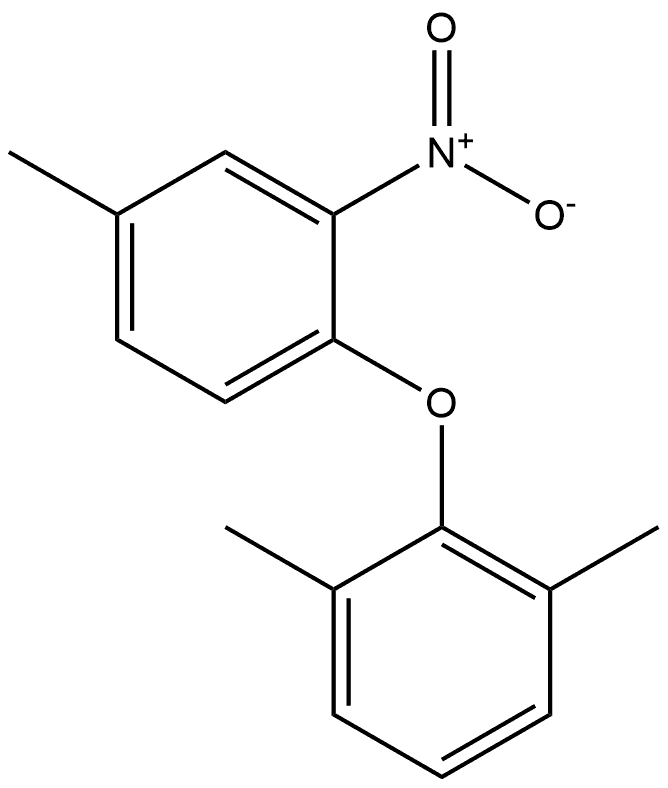 1,3-dimethyl-2-(4-methyl-2-nitrophenoxy)benzene Structure