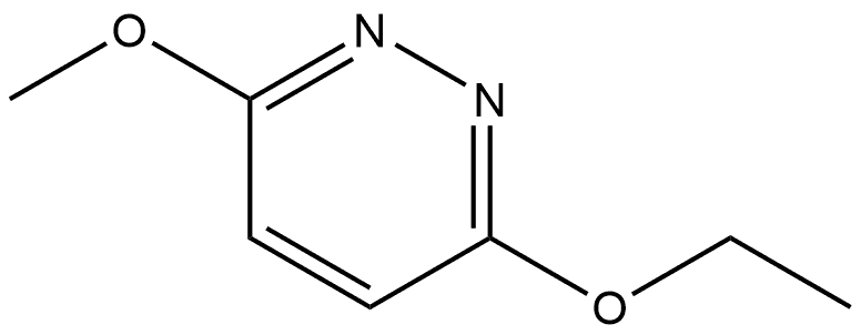 3-Ethoxy-6-methoxypyridazine Structure