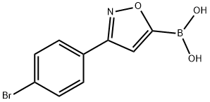 5-Isoxazoleboronic acid, 3-(p-bromophenyl)- (7CI,8CI) 구조식 이미지
