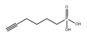 Phosphonic acid, 5-hexynyl- (9CI) Structure