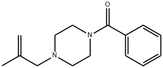 Methanone, [4-(2-methyl-2-propen-1-yl)-1-piperazinyl]phenyl- Structure