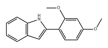 1H-Indole, 2-(2,4-dimethoxyphenyl)- Structure