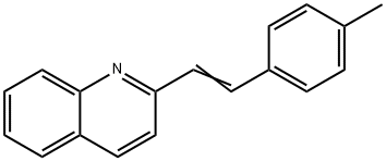 Quinoline, 2-[2-(4-methylphenyl)ethenyl]- Structure
