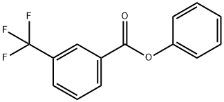 Benzoic acid, 3-(trifluoromethyl)-, phenyl ester Structure