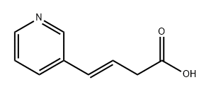 3-Butenoic acid, 4-(3-pyridinyl)-, (E)- (9CI) Structure