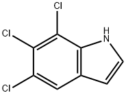 1H-Indole, 5,6,7-trichloro- 구조식 이미지