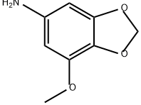 1,3-Benzodioxol-5-amine, 7-methoxy- 구조식 이미지