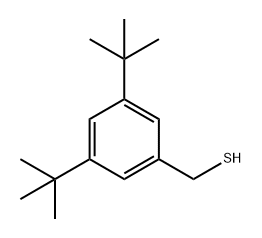 Benzenemethanethiol, 3,5-bis(1,1-dimethylethyl)- Structure