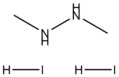 Hydrazine, 1,2-dimethyl-, dihydriodide (9CI) Structure