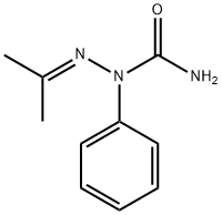 Hydrazinecarboxamide, 2-(1-methylethylidene)-1-phenyl- 구조식 이미지