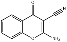 2-Amino-4-oxo-4H-chromene-3-carbonitrile Structure