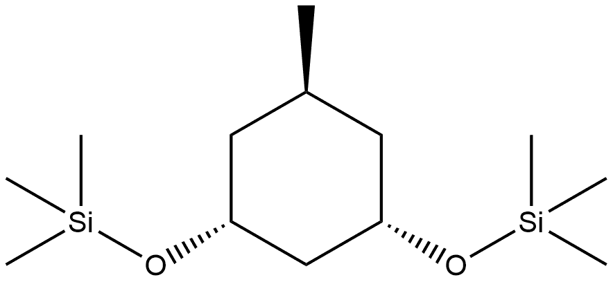 (1α,3α,5β)-5-Methyl-1,3-bis(trimethylsiloxy)cyclohexane Structure