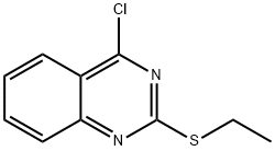 Quinazoline, 4-chloro-2-(ethylthio)- Structure