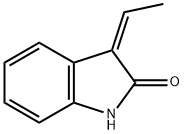 (3Z)-3-Ethylidene-1,3-dihydro-2H-indol-2-one Structure