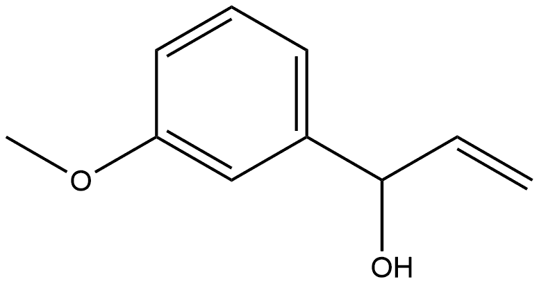 Benzenemethanol, α-?ethenyl-?3-?methoxy- Structure