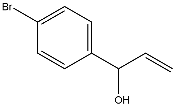 Benzenemethanol, 4-bromo-α-ethenyl- 구조식 이미지