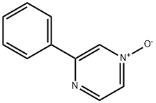 Pyrazine, 2-phenyl-, 4-oxide Structure