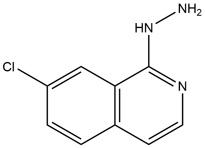 7-Chloro-1-hydrazinylisoquinoline Structure