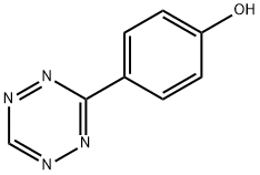 3-(p-Hydroxyphenyl)-s-tetrazin Structure