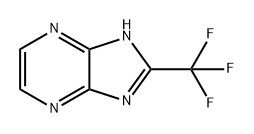 1H-Imidazo[4,5-b]pyrazine, 2-(trifluoromethyl)- Structure