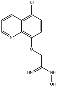 2-((5-Chloroquinolin-8-yl)oxy)-N-hydroxyacetimidamide Structure