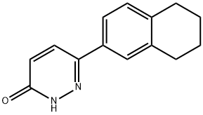 6-(5,6,7,8-Tetrahydronaphthalen-2-yl)pyridazin-3(2H)-one Structure