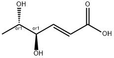 2-Hexenoic acid, 4,5-dihydroxy-, (2E,4R,5S)-rel- Structure