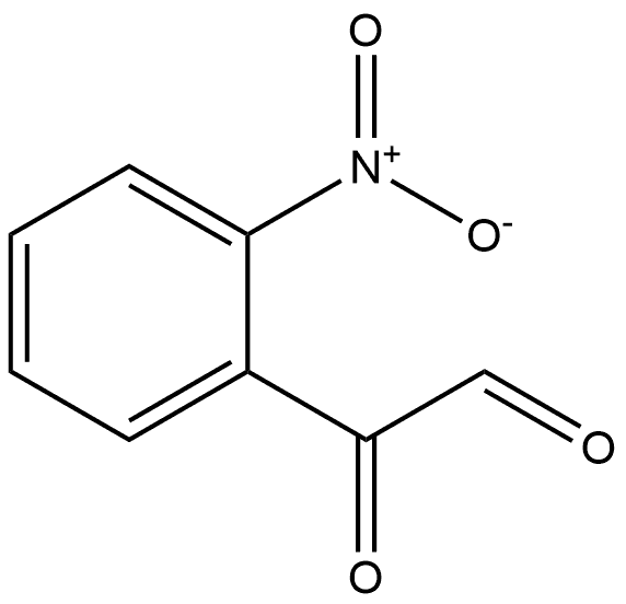 Benzeneacetaldehyde, 2-nitro-α-oxo- Structure