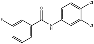 Benzamide, N-(3,4-dichlorophenyl)-3-fluoro- Structure