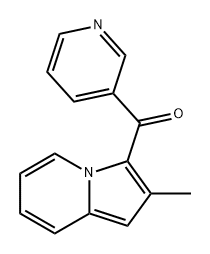 Methanone, (2-methyl-3-indolizinyl)-3-pyridinyl- Structure