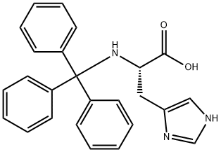 L-Histidine, N-(triphenylmethyl)- Structure