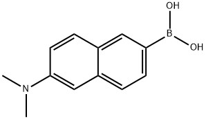 Boronic acid, B-[6-(dimethylamino)-2-naphthalenyl]- Structure