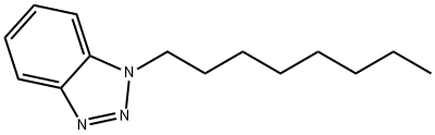 1H-Benzotriazole, 1-octyl- Structure