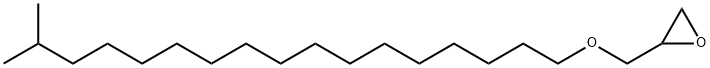 Oxirane, 2-[[(16-methylheptadecyl)oxy]methyl]- Structure