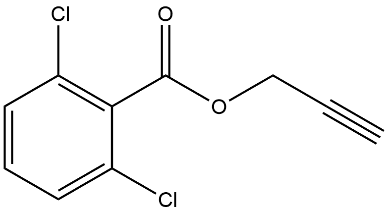 2-Propyn-1-yl 2,6-dichlorobenzoate Structure