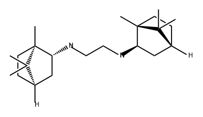1,2-Ethanediamine, N1,N2-bis[(1R,2R,4R)-1,7,7-trimethylbicyclo[2.2.1]hept-2-yl]- Structure