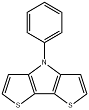 4H-Dithieno[3,2-b:2',3'-d]pyrrole, 4-phenyl- 구조식 이미지