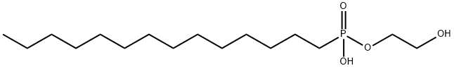 Phosphonic acid, tetradecyl-, mono(2-hydroxyethyl) ester (9CI) Structure