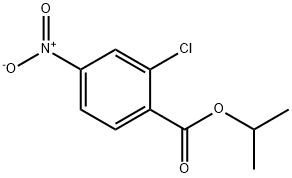 Benzoic acid, 2-chloro-4-nitro-, 1-methylethyl ester Structure