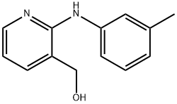 3-Pyridinemethanol, 2-[(3-methylphenyl)amino]- Structure