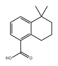 1-Naphthalenecarboxylic acid, 5,6,7,8-tetrahydro-5,5-dimethyl- Structure