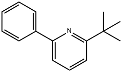 Pyridine, 2-(1,1-dimethylethyl)-6-phenyl- Structure