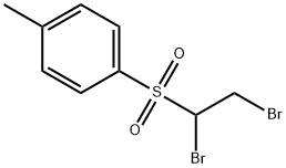 Benzene, 1-[(1,2-dibromoethyl)sulfonyl]-4-methyl- Structure