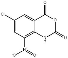 6-Chloro-8-nitro-1H-benzo[d][1,3]oxazine-2,4-dione Structure