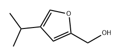 2-Furanmethanol, 4-(1-methylethyl)- Structure